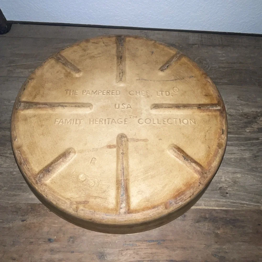 Pampered Chef VTG SASSAFRAS Enterprise Stoneware 11